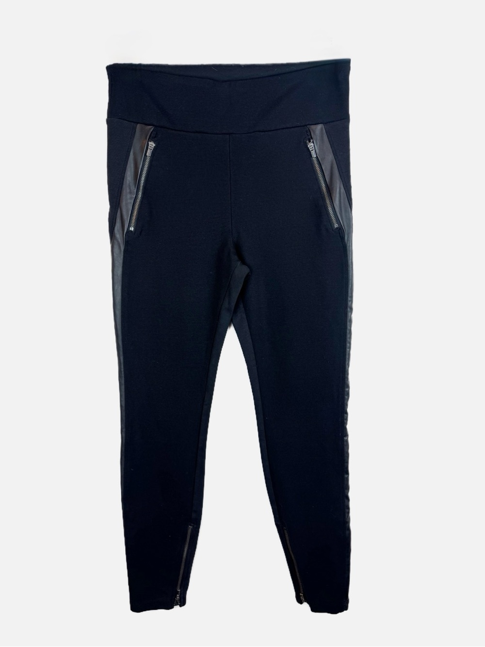 Athleta | Black Moto Leggings, 10